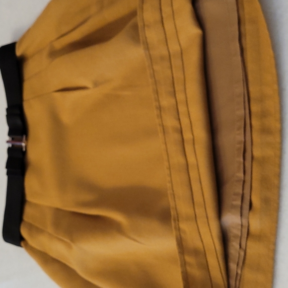 Pour la Frime (Japan brand) mini skirt, size S, mustard - Picture 4 of 7